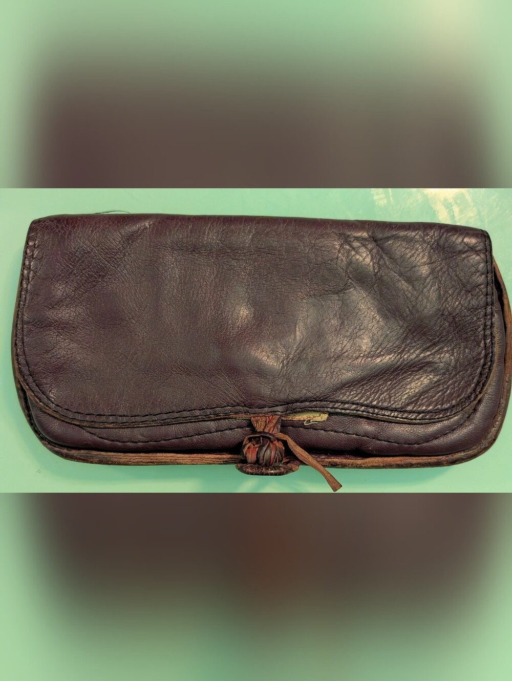 Ashley Watson Recycled Leather Wallet - Burgundy, Butter Soft, Spacious